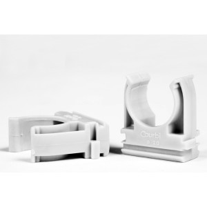 Courbi - Στήριγμα Κουμπωτό Φ16 B/T 5 τμχ Ευθύγραμμοι Σωλήνες